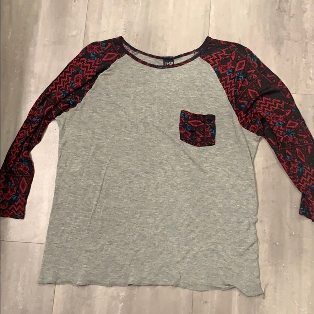 3 quarter sleeve shirt